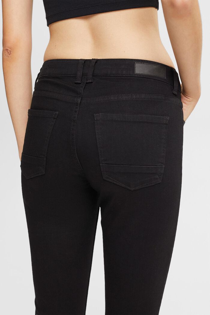 Jeans i bomullsmix med stretchkomfort, BLACK RINSE, detail image number 4