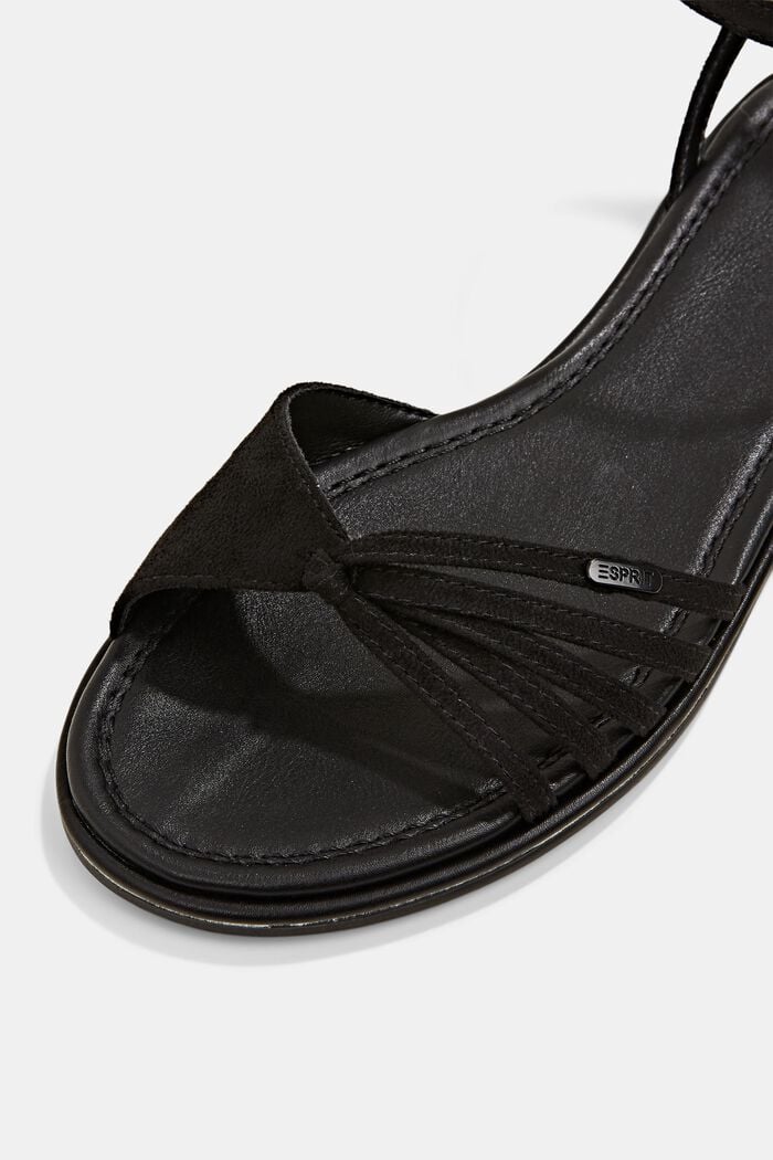 Sandal i mockalook, BLACK, detail image number 4