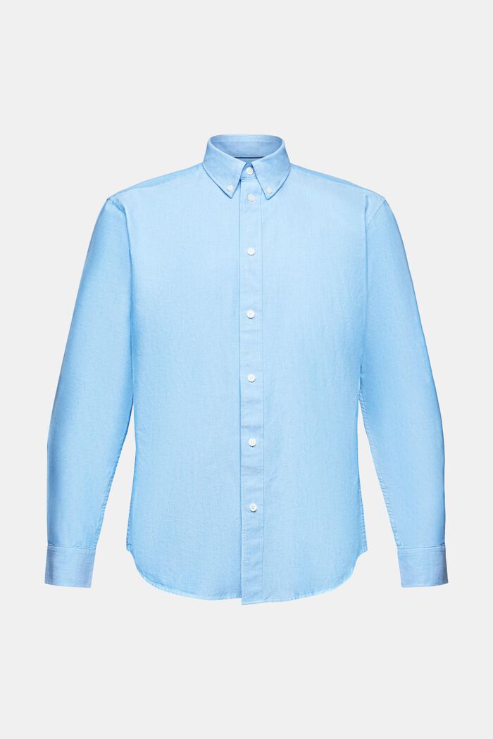 Oxfordskjorta i bomull, BLUE, detail image number 6
