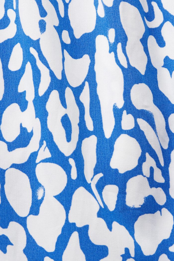 Mönstrade pull-on shorts, LENZING™ ECOVERO™, BRIGHT BLUE, detail image number 8