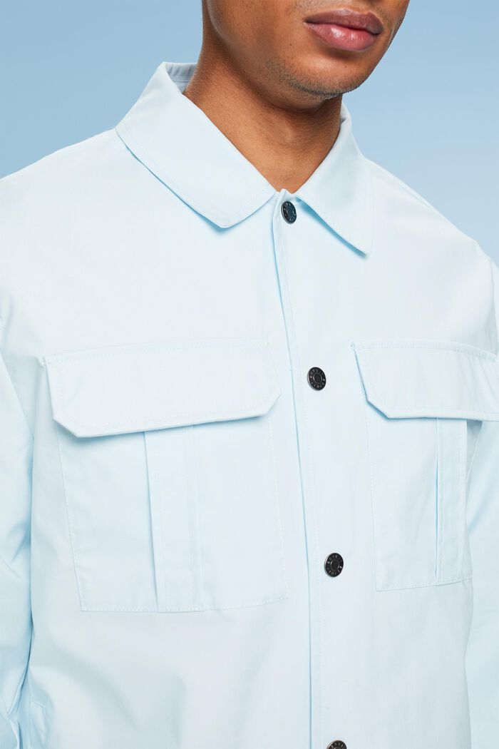 Överskjorta i twill, PASTEL BLUE, detail image number 3