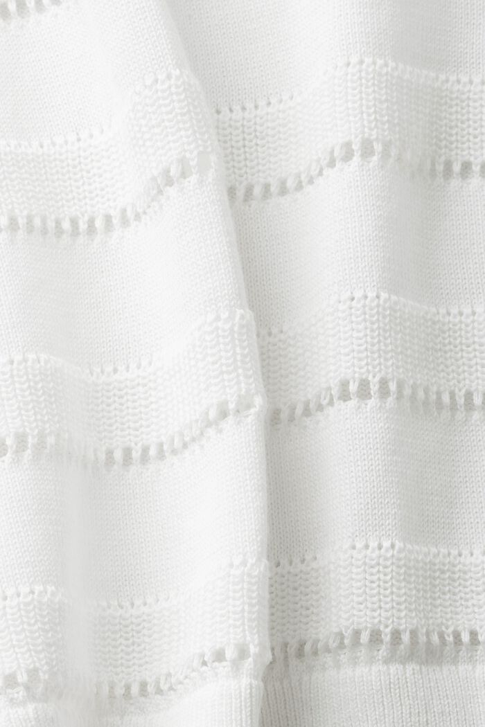 Pointelle-tröja, OFF WHITE, detail image number 5