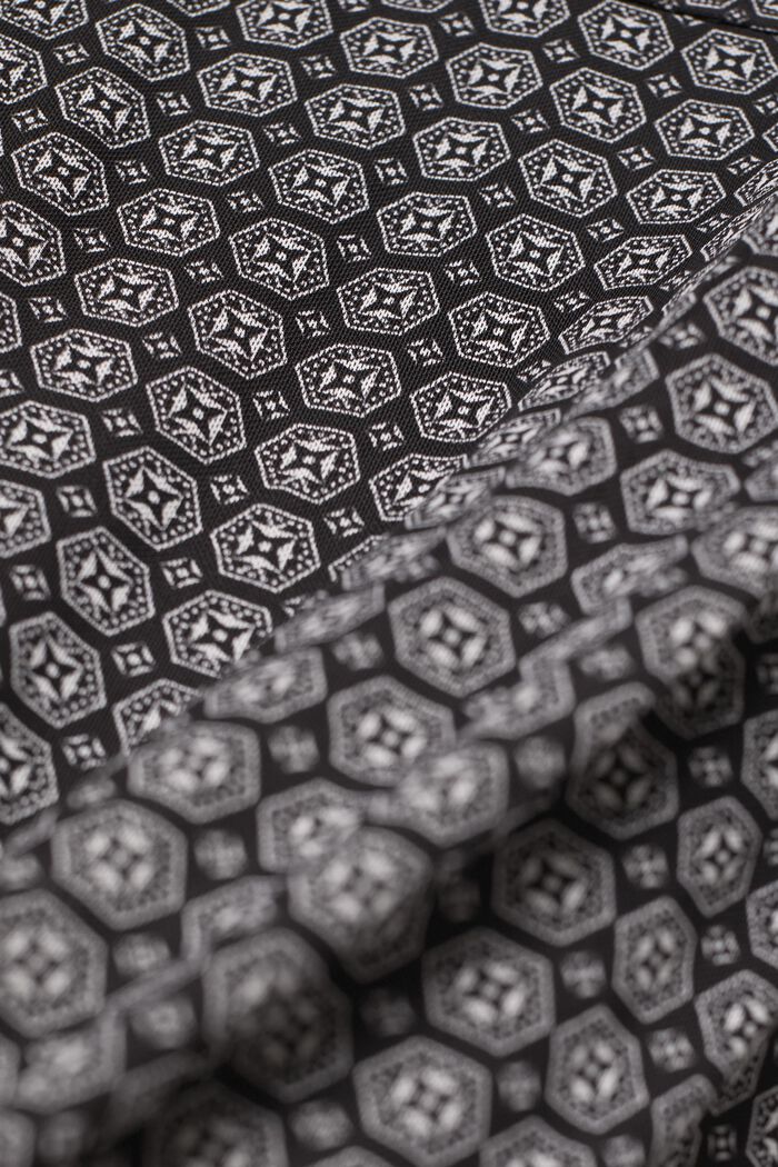 Fodralklänning i mesh med tryck, BLACK, detail image number 4