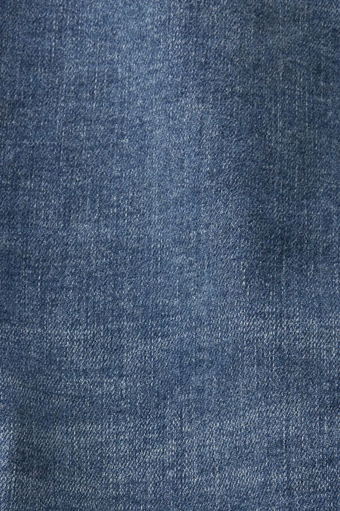 Jeans med borstad insida, BLUE MEDIUM WASHED, detail image number 5