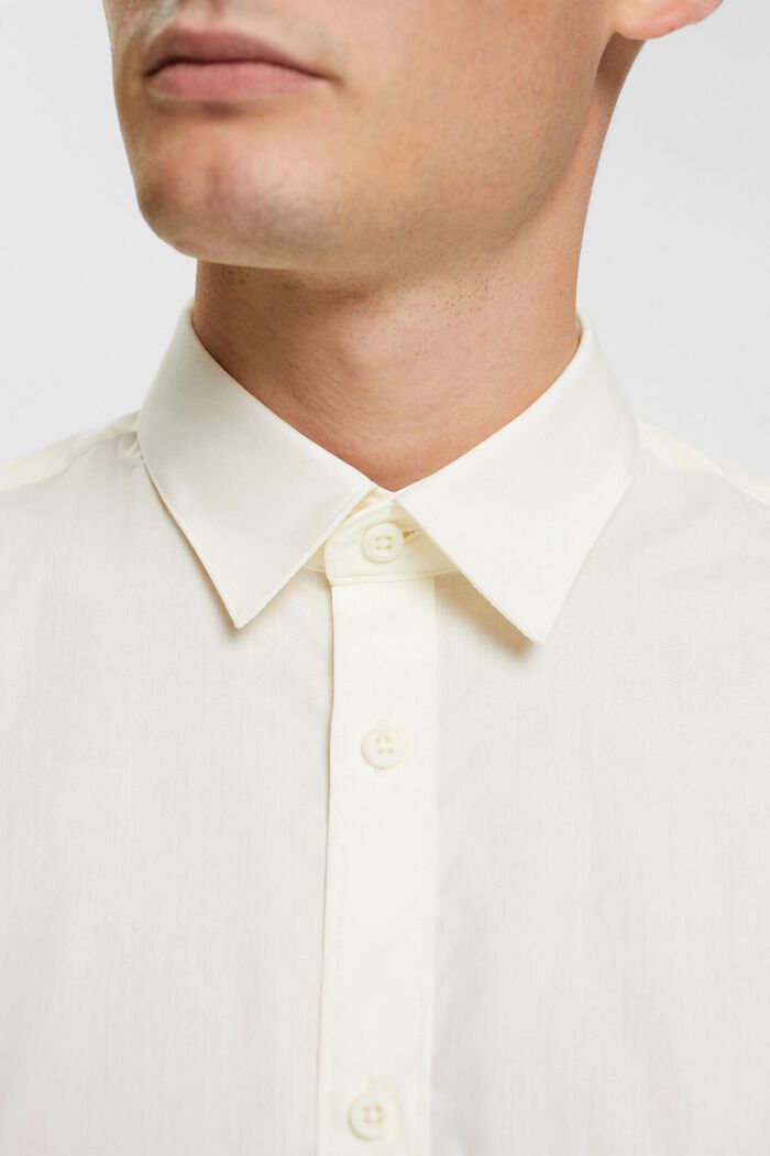 Hållbar bomullsskjorta, OFF WHITE, detail image number 0
