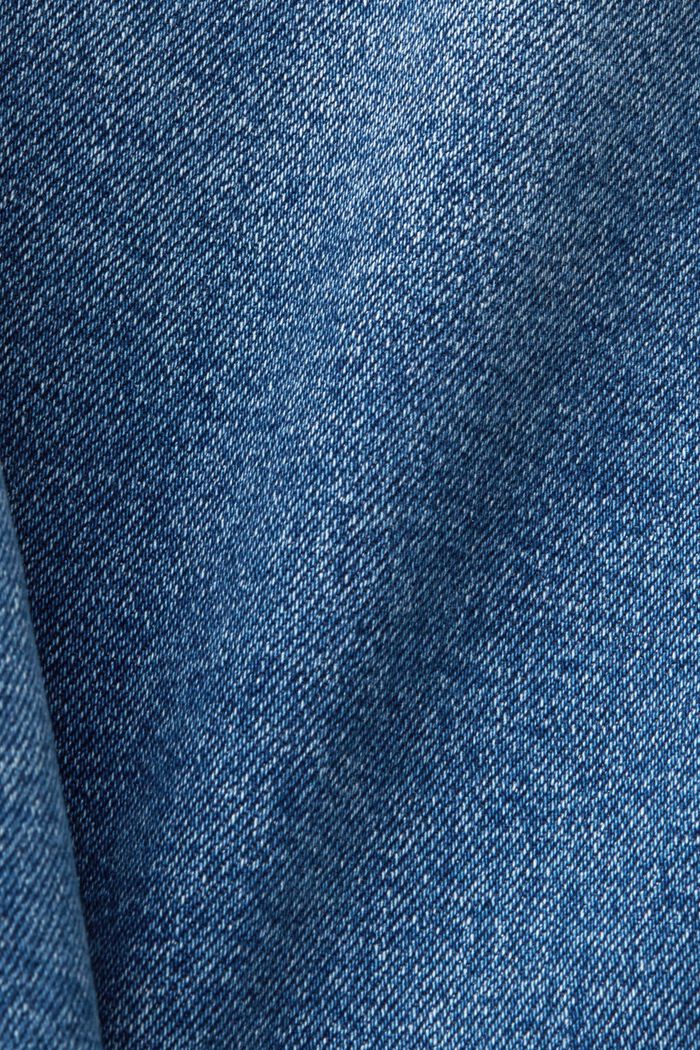 Jeansshorts med ledig smal passform, BLUE LIGHT WASHED, detail image number 5