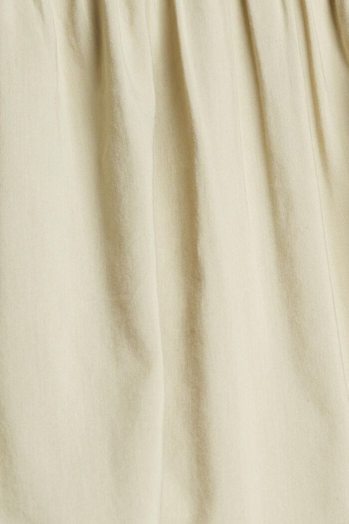 Klänning med halvlång ärm i bomullsmix , DUSTY GREEN, detail image number 4