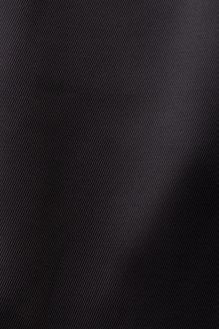 Satinkjol i maxilängd med skärp, BLACK, detail image number 6
