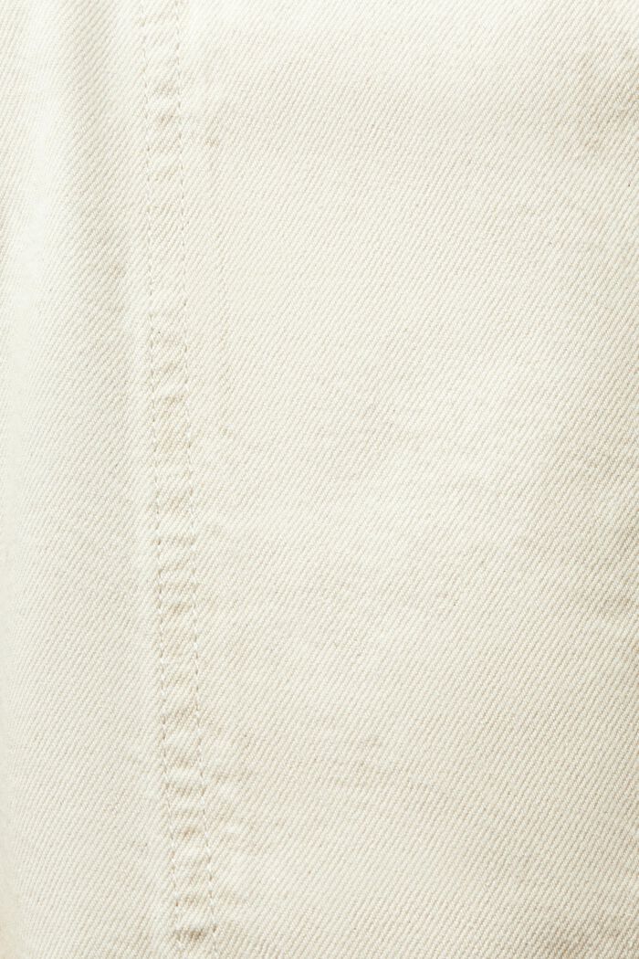 Jeansshorts med medelhög midja, OFF WHITE, detail image number 5