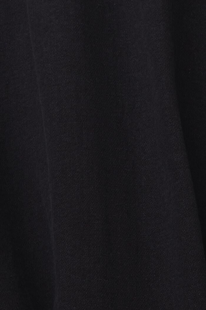 Jeansskjorta, 100% bomull, BLACK DARK WASHED, detail image number 5