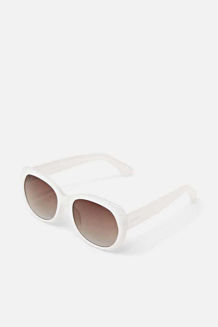 Runda solglasögon, WHITE, detail image number 0