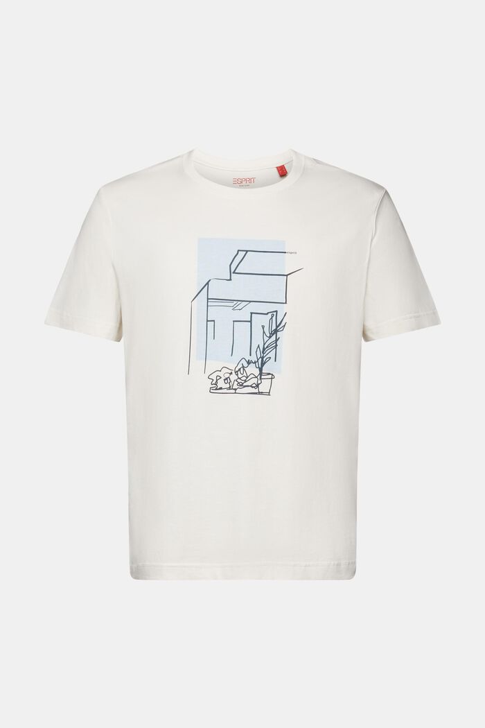 T-shirt med tryck fram, 100% bomull, ICE, detail image number 6