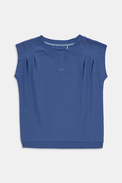 T-Shirts, BLUE, overview