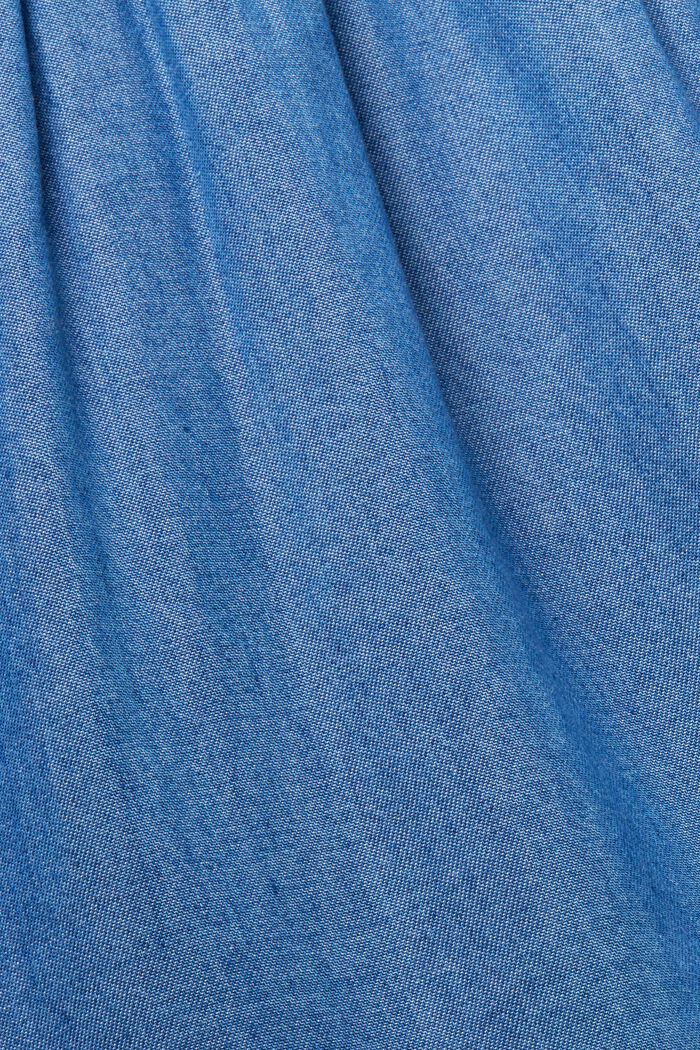 Skiktad miniklänning i denim, BLUE MEDIUM WASHED, detail image number 5