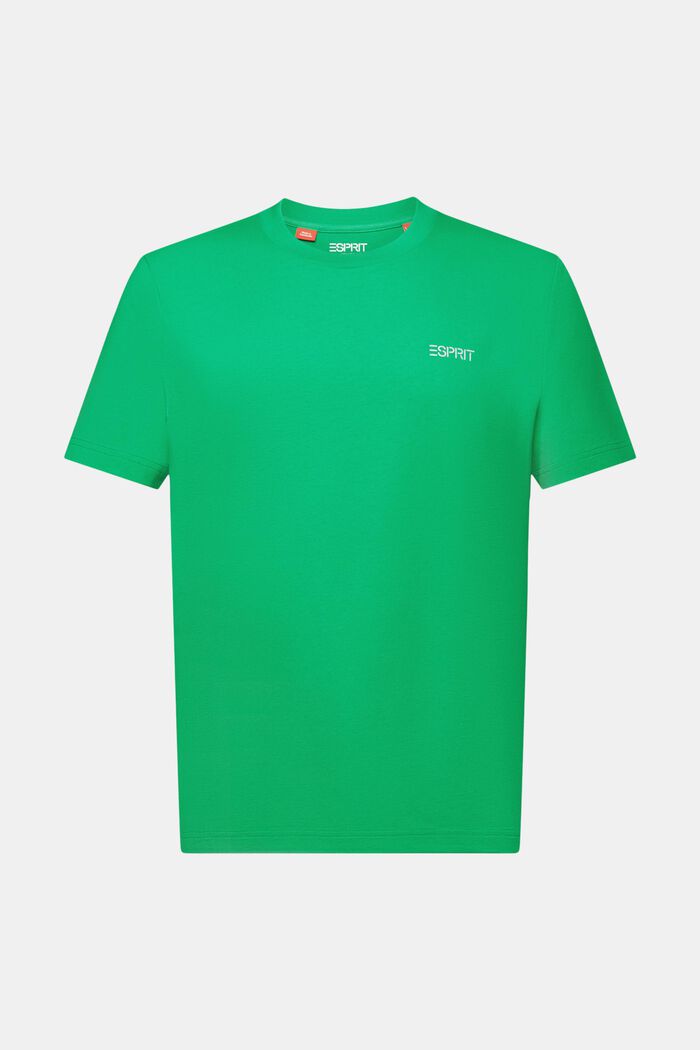 T-shirt med logo, unisexmodell, GREEN, detail image number 7