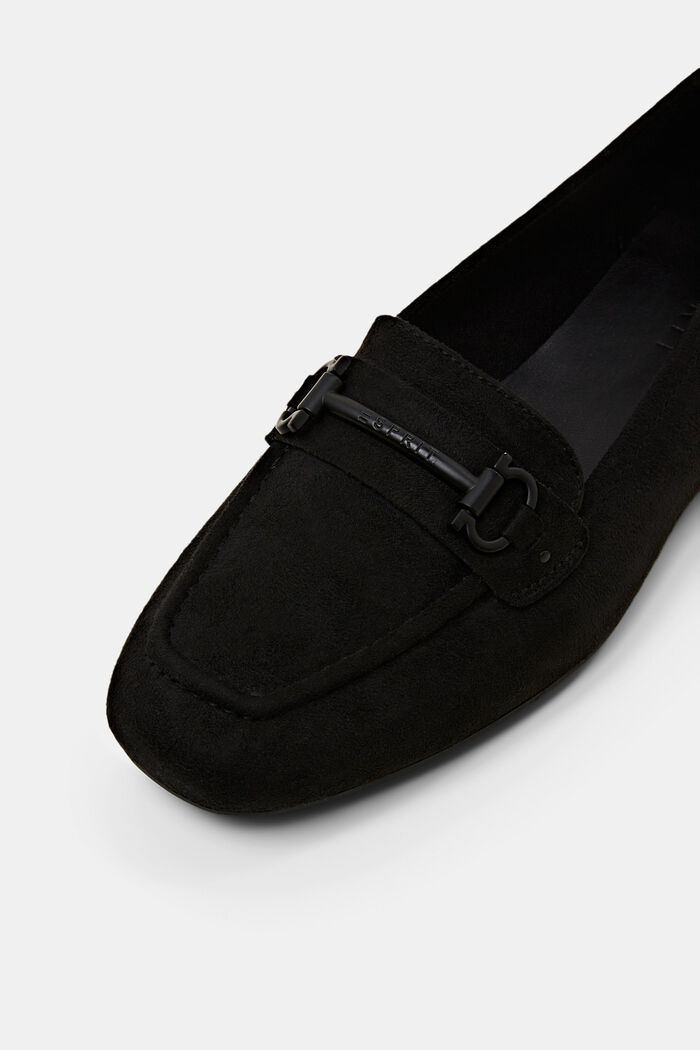 Loafers i mockaimitation, BLACK, detail image number 3