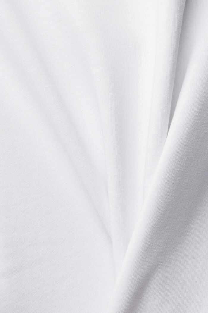 Återvunnet material: kortärmad sweatshirt, WHITE, detail image number 4