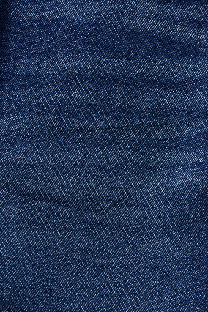 Ultrahöga jeansshorts, BLUE DARK WASHED, detail image number 5