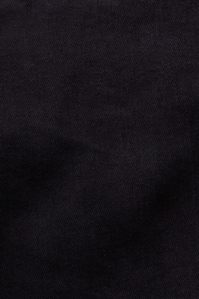 Skinnyjeans med hög midja, BLACK DARK WASHED, detail image number 6