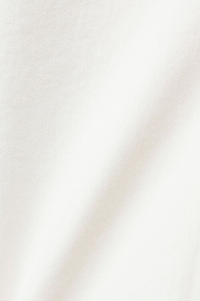 Shorts i bomullsstretch, OFF WHITE, detail image number 5