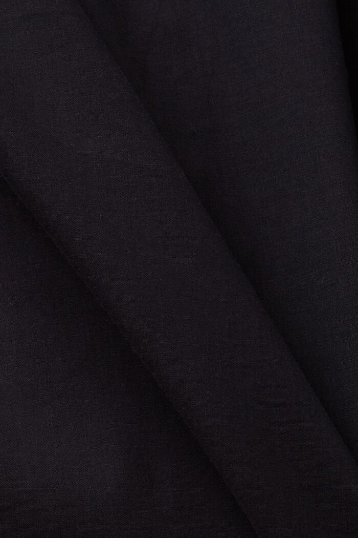 Blus med öppen rygg, TENCEL™, BLACK, detail image number 5