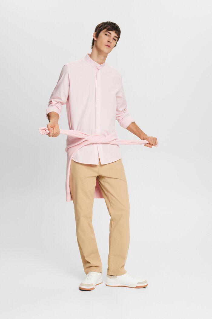 Skjorta med ståkrage, PASTEL PINK, detail image number 1