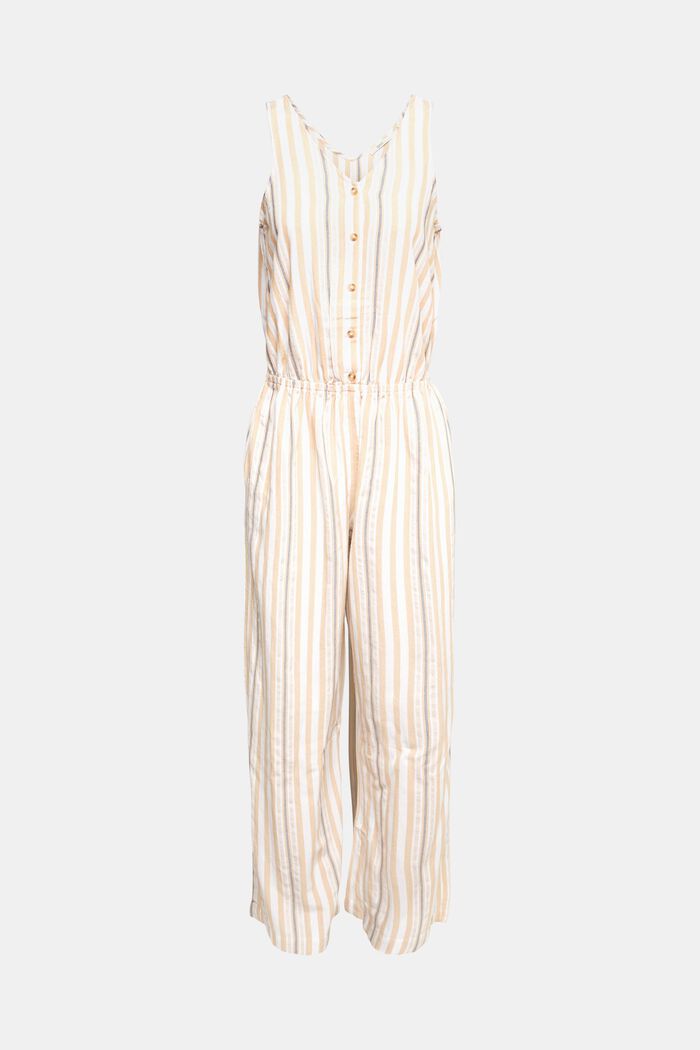 Randig jumpsuit, WHITE, overview