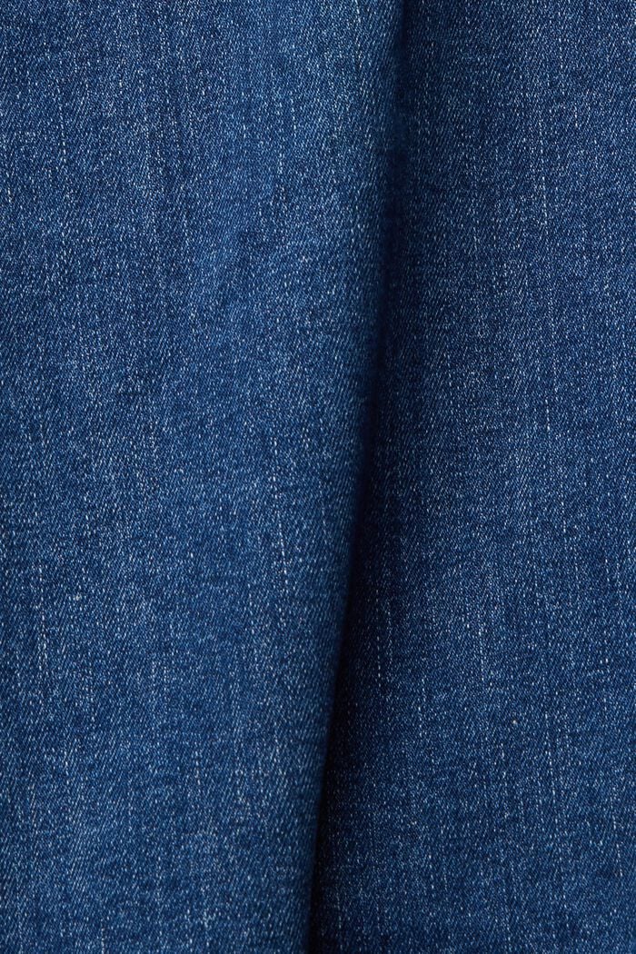 Jeansjacka i bomull, BLUE MEDIUM WASHED, detail image number 4