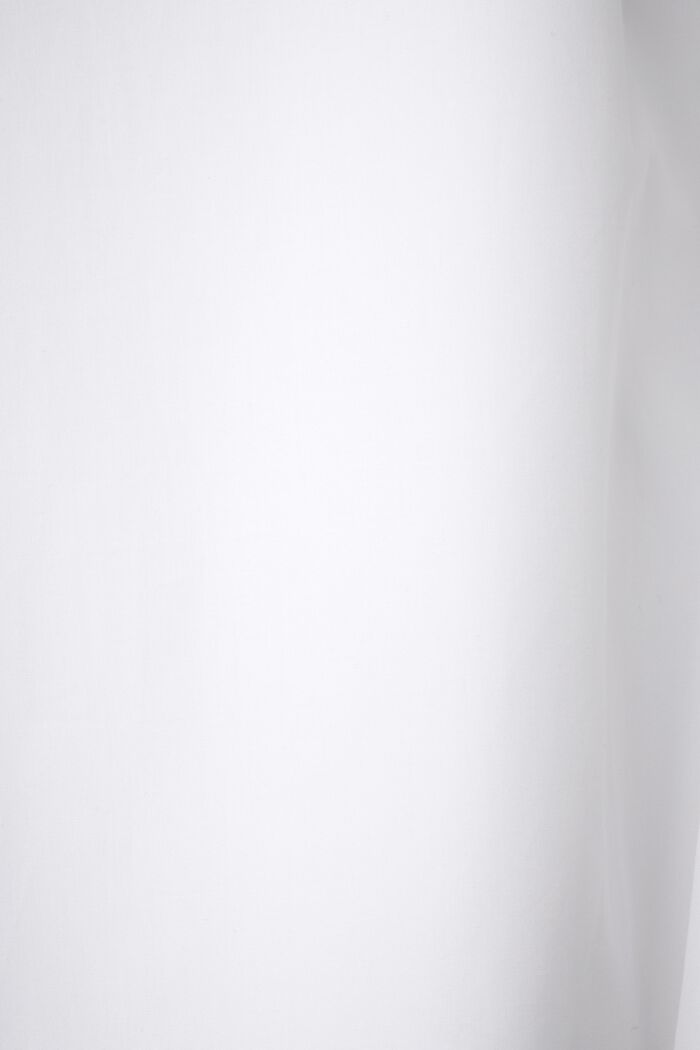 Poplinskjorta i bomull, WHITE, detail image number 4
