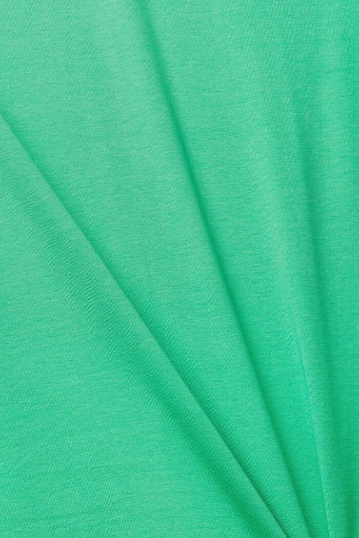 T-shirt med ståkrage, GREEN, detail image number 6