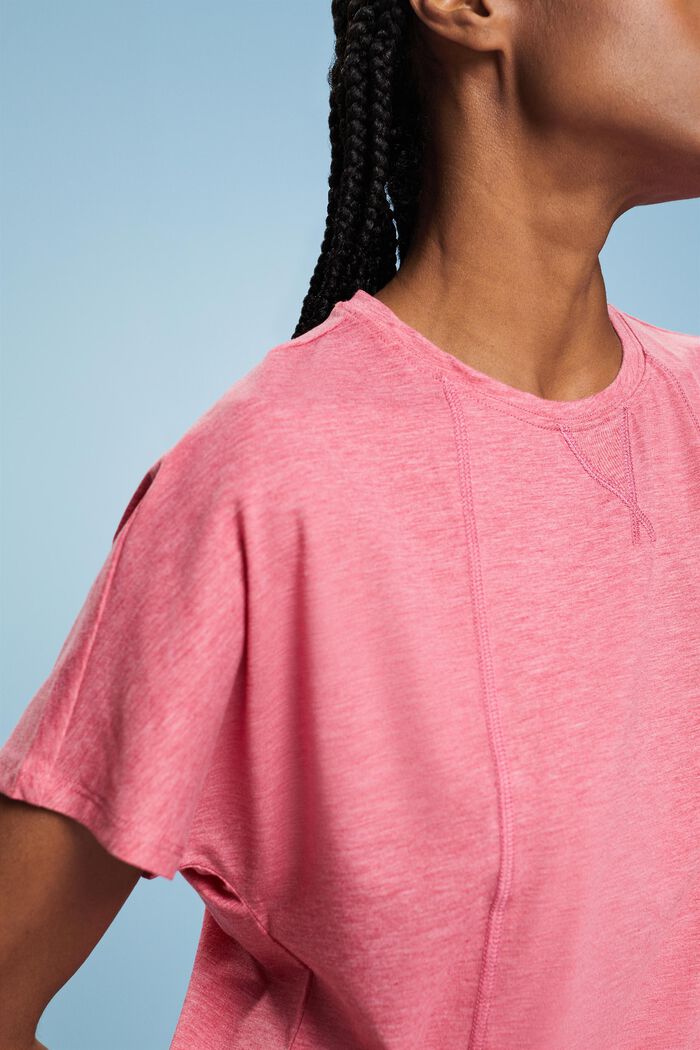 Oversized tränings-T-shirt, ROSA, detail image number 3