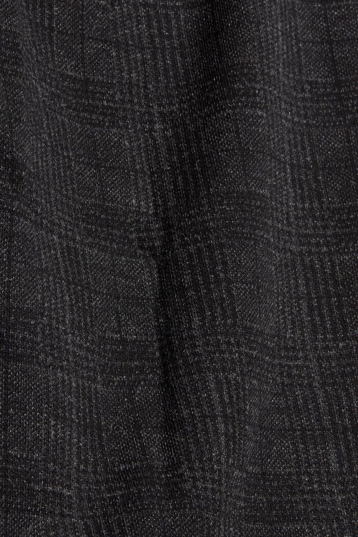 Leggings med glencheckrutigt mönster, BLACK, detail image number 1