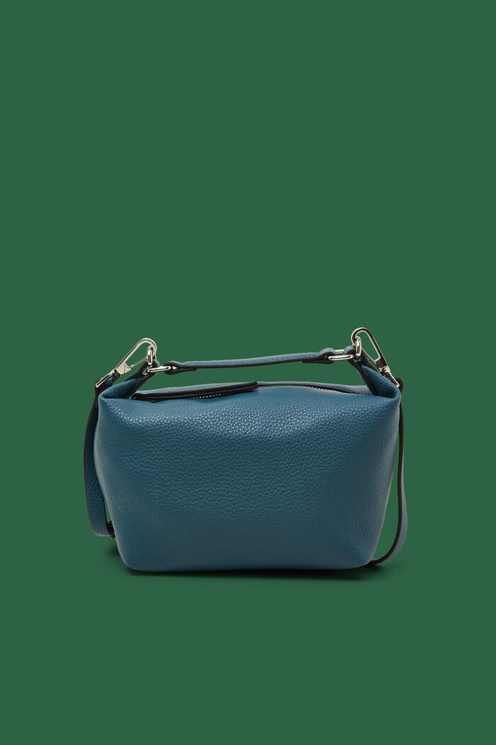 Miniväska i veganskt läder, PETROL BLUE, detail image number 0