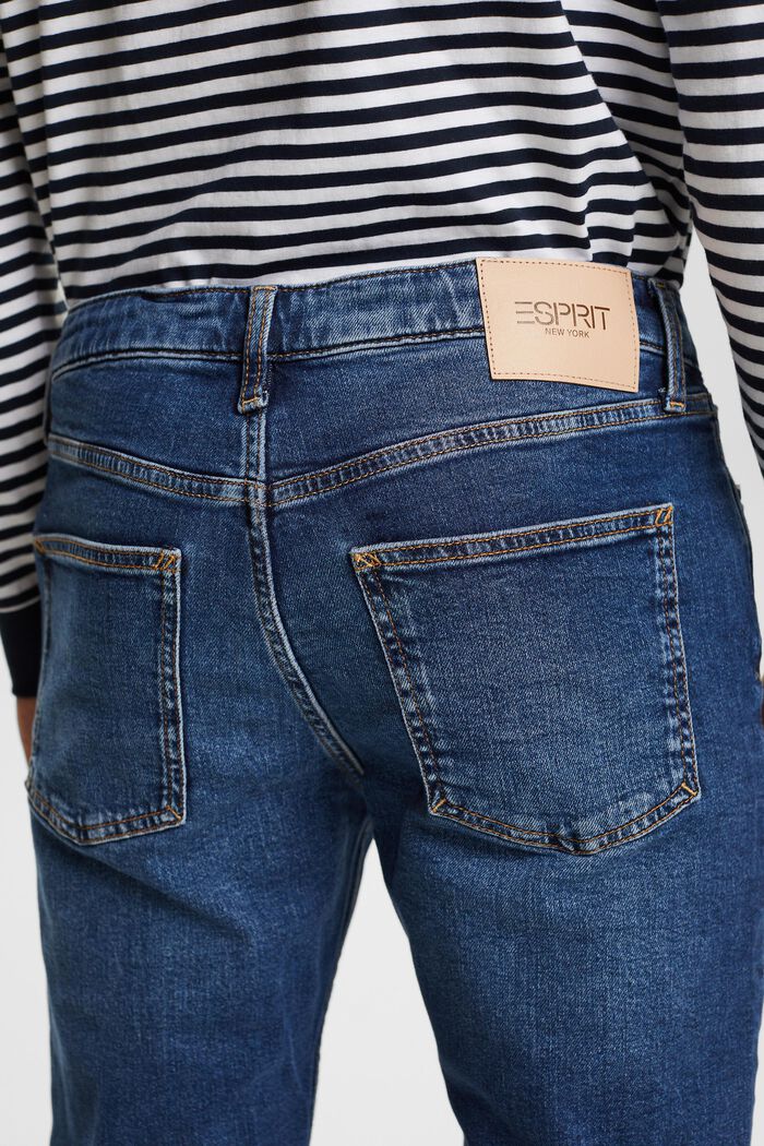Återvunnet: straight fit jeans, BLUE MEDIUM WASHED, detail image number 4