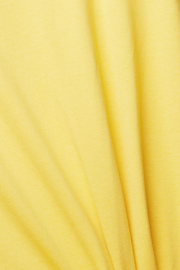 Enfärgad T-shirt, YELLOW, detail image number 4