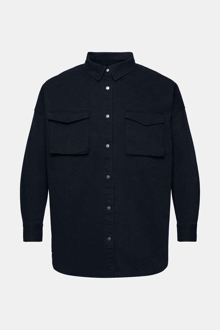 Långärmad skjortblus, BLACK, detail image number 6