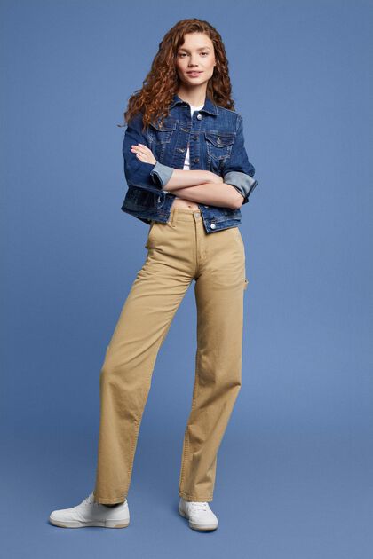 Jeansjacka med smal passform