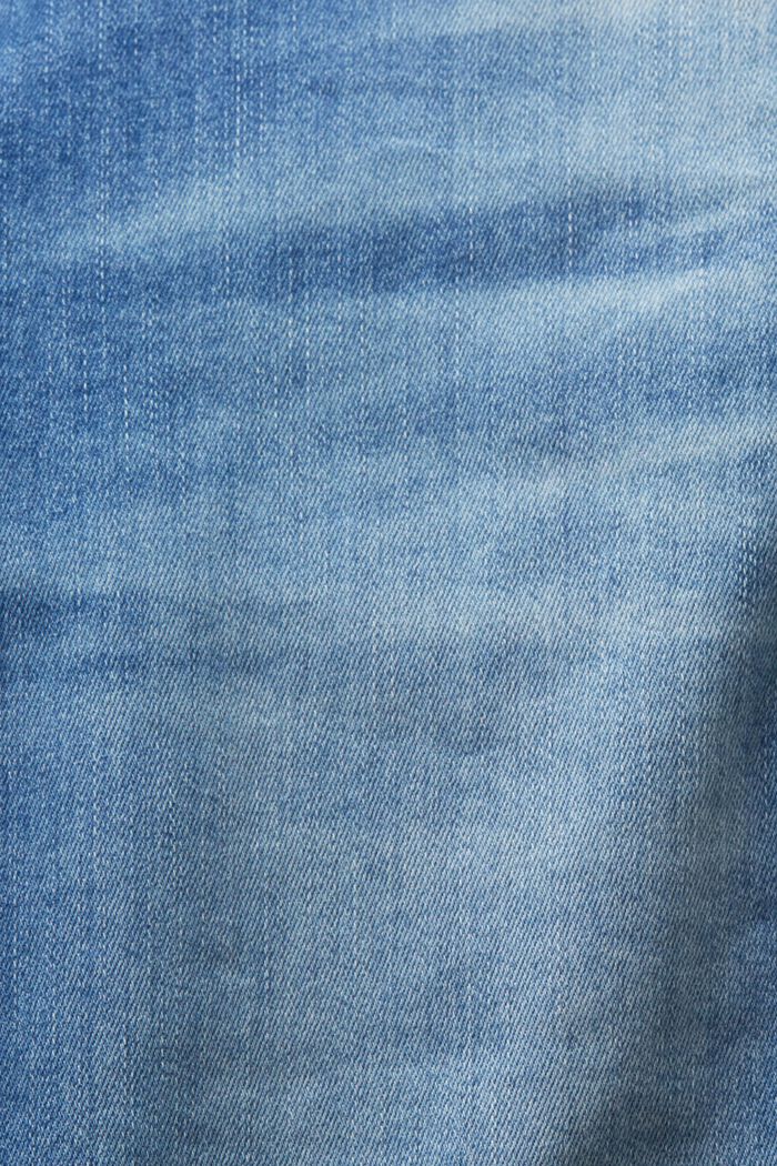 Skinny-jeans med mellanhög midja, BLUE MEDIUM WASHED, detail image number 6