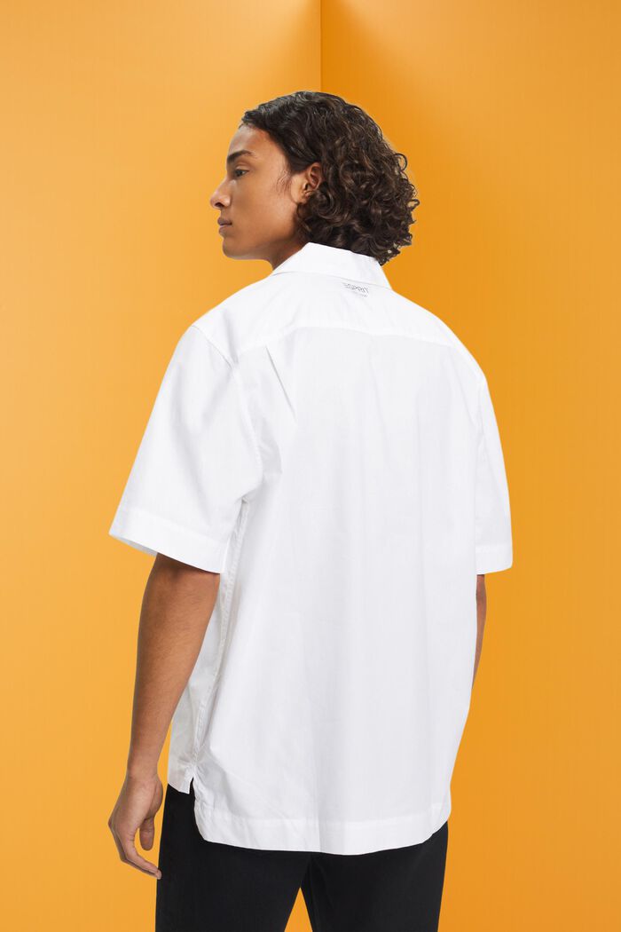 Skjorta med stort blomtryck, WHITE, detail image number 3