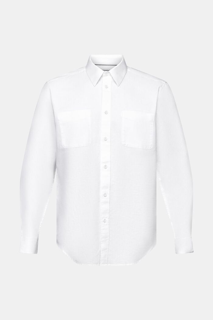 Långärmad skjorta, WHITE, detail image number 6