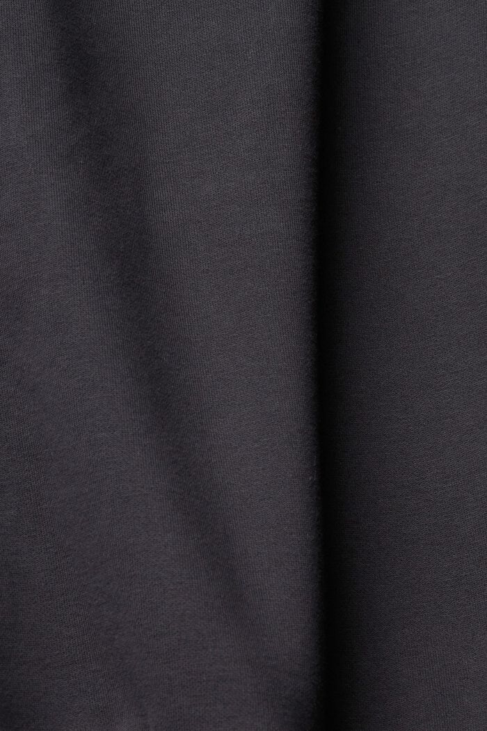Sweatshirt med tumhål, BLACK, detail image number 4
