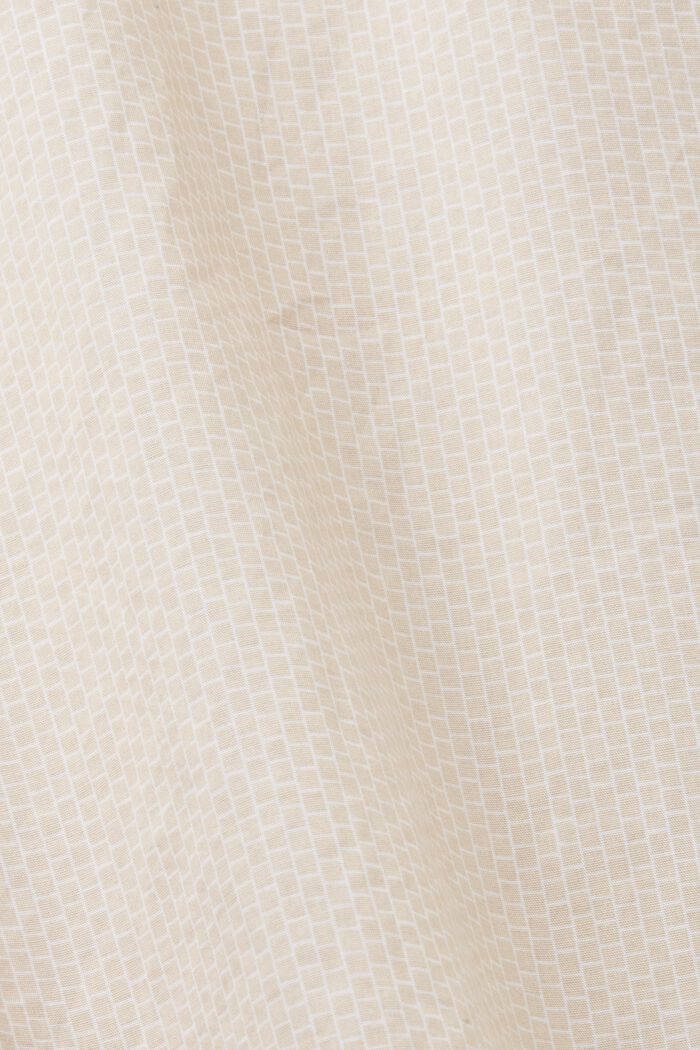 Poplinskjorta i bomull, SAND, detail image number 4