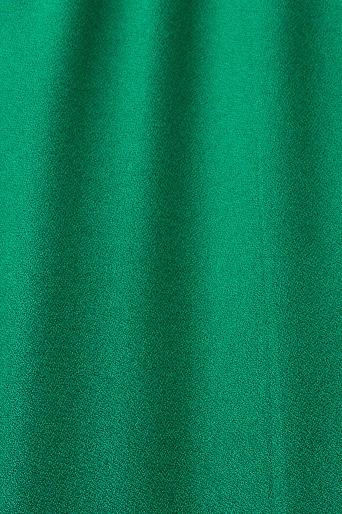 Klänning med volangvåd, bomullsmix, DARK GREEN, detail image number 5