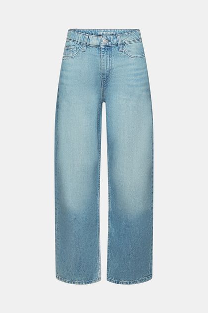 High-rise retro loose jeans