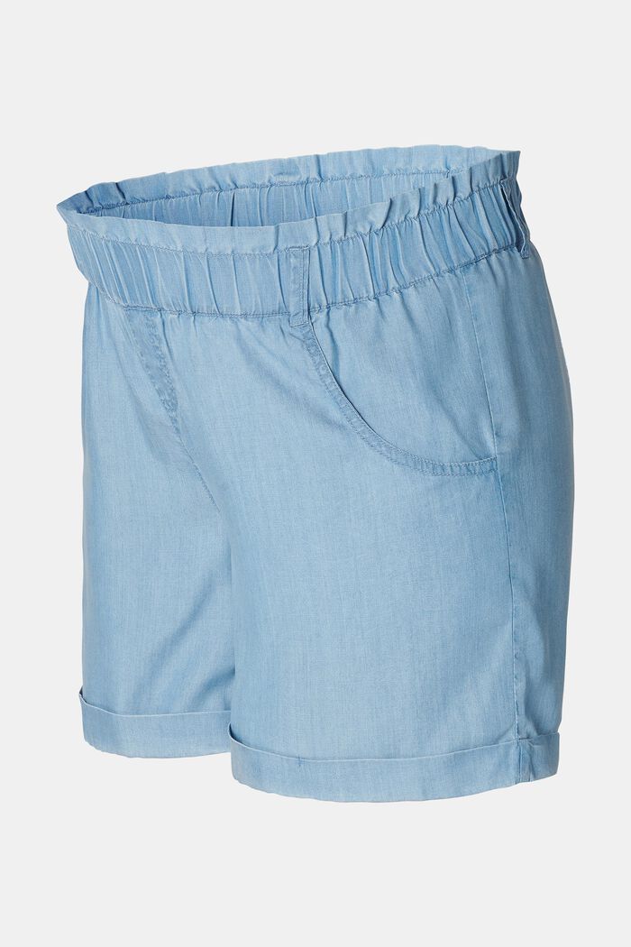 Av TENCEL™: shorts i denimlook, MEDIUM WASHED, detail image number 3