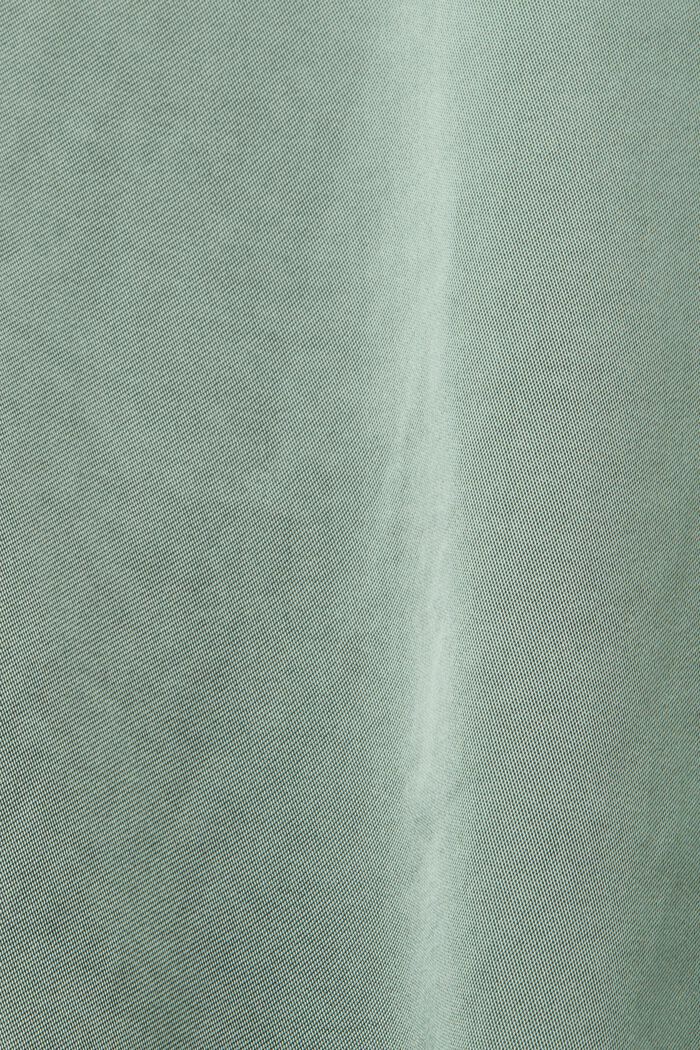 Återvunnet: satin topp i blandat tyg, PALE KHAKI, detail image number 6