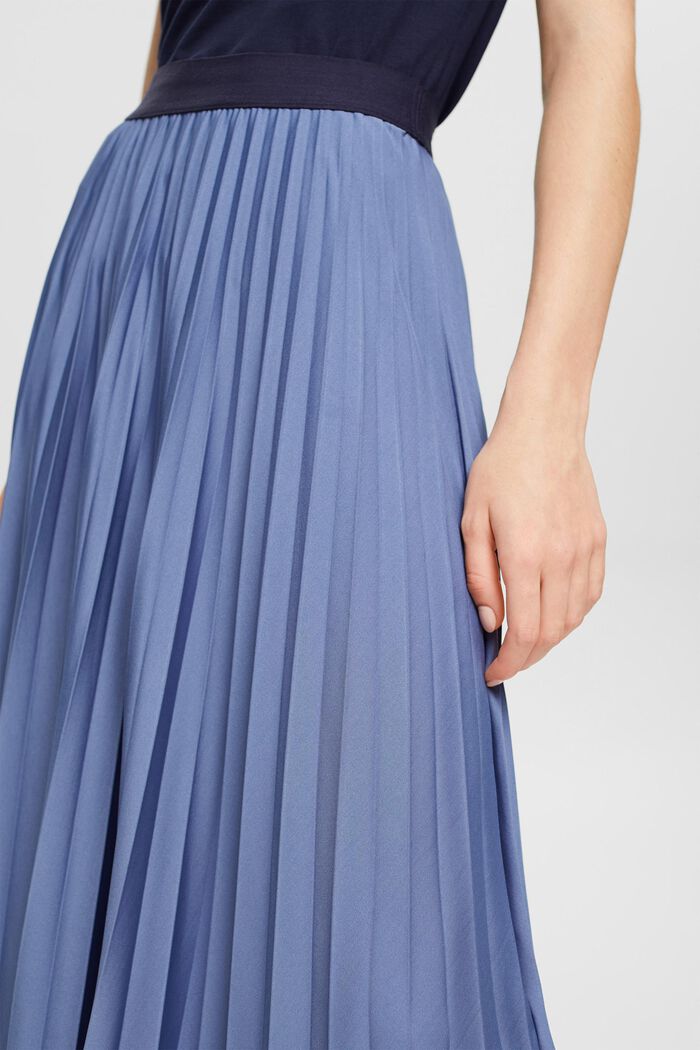 Plisserad kjol med resår, BLUE LAVENDER, detail image number 4
