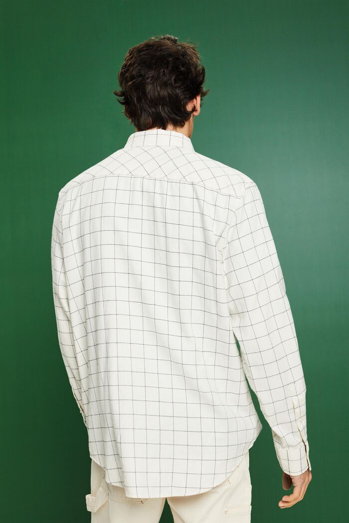 Rutig flanellskjorta med normal passform, ICE, detail image number 2