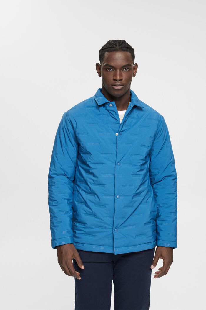 Jackets outdoor woven, PETROL BLUE, overview