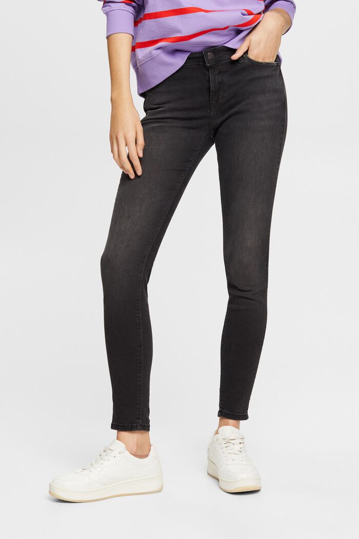 Jeans i skinny fit, BLACK DENIM, detail image number 0